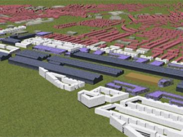 3D model of masterplan