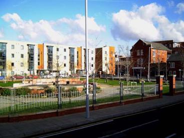 A new pocket park in Hulme