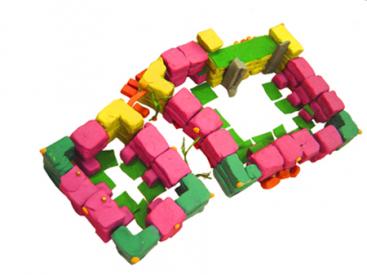 A plasticine housing block from the Homes by Design course
