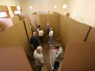 Full scale modelling of house interiors as part of Homes by Design